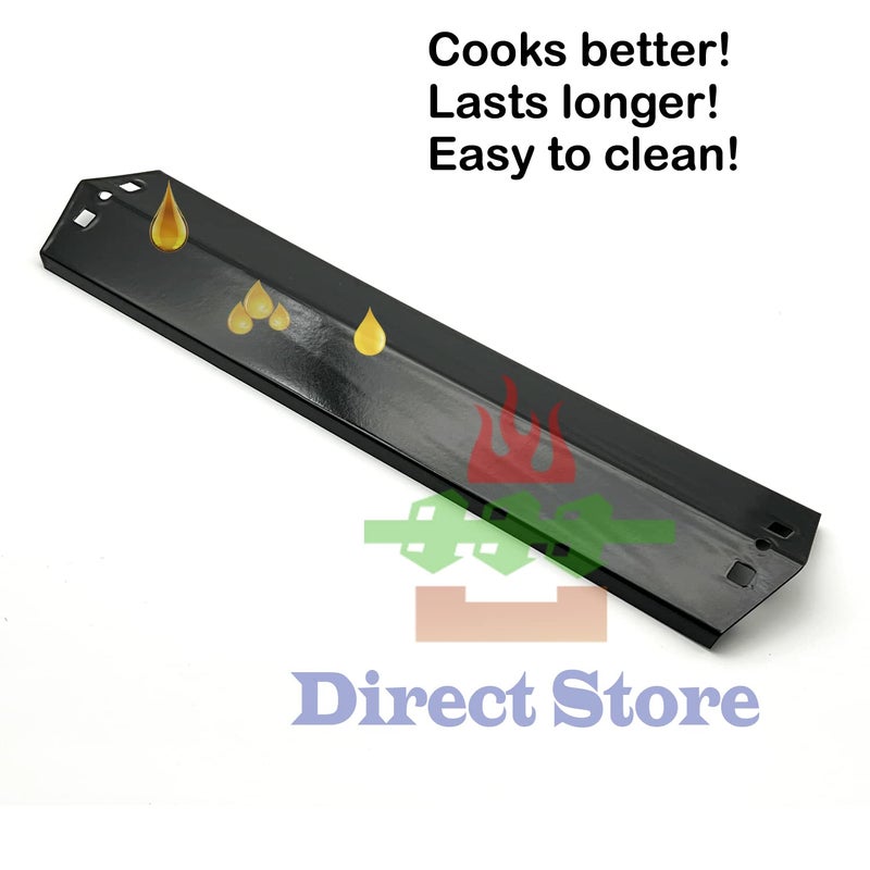 Direct Store Parts DP105 (3-Pack) 18 15/16 x 3 7/8 Inch Porcelain Steel Heat Plates Replacement for CharGriller 3001,3008,3030,4000,5050,5252, for King Griller 3008,5252 Gas Grill - Image 5